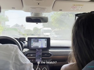 Beach Trip Ended Up Swallowing Cum In The Car | Laura Quest (Full Video)