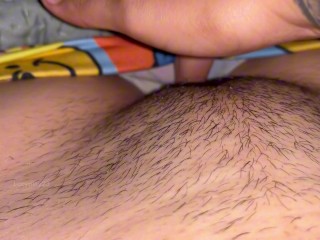 Masturbada mañanera, antes de irme a trabajar con vellos largos