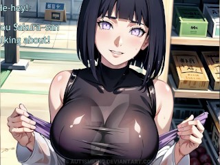 Hinata Hyuga looks at your chakra while you stroke - Naruto JOI