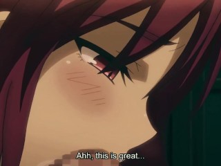 Red Haired Beauty Makes Paizuri to Big Cock With Her Huge Melons | Hentai