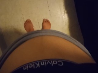 Bare Feet 'n' Big Belly POV