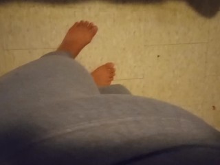 Bare Feet 'n' Big Belly POV