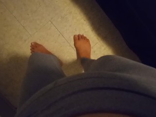 Bare Feet 'n' Big Belly POV