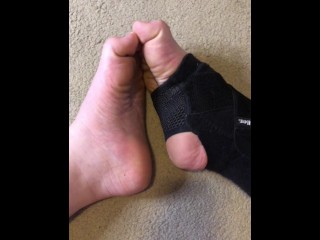 Silent ankle brace worship