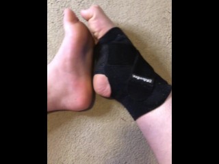 Silent ankle brace worship