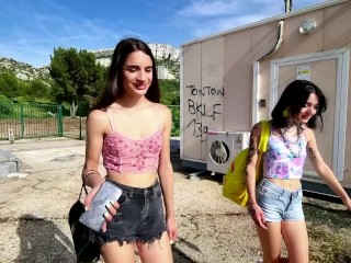 Horny teens get caught skipping class