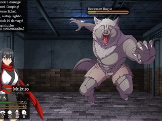 Samurai vandalism - the most intense werewolf sex in this game furry hentai