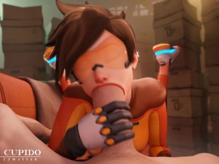 Tracer Sucking Giant Cock Like a Champ [Grand Cupido]( Overwatch )