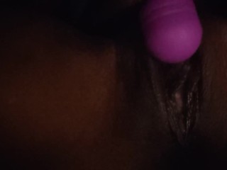 Ebony masterbation toy fuck