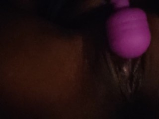 Ebony masterbation toy fuck