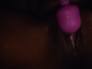 Ebony masterbation toy fuck