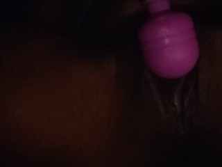 Ebony masterbation toy fuck