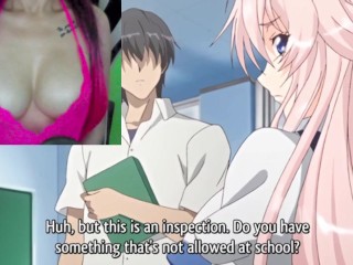 Maestra y alumnos se masturban en el salon de clases - Hentai Saimin Class Ep. 1