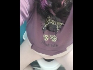 Panties on backwards and inside out to add more stains