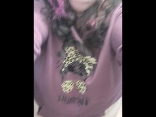 Panties on backwards and inside out to add more stains