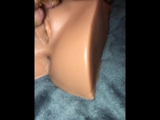 Dirty Talking Sexting On Snapchat With An Intense Orgasm As I Anal Creampie My Torso Sex Doll