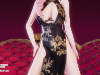 [MMD] HYOLYN - One Way Love Seraphine Sexy Kpop Dance League Of Legends Uncensored Hentai