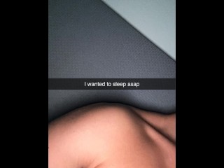 Cheerleader wants to fuck classmate in school Snapchat