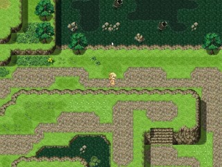 Samurai vandalism - a cute blondie samurai hunting monsters