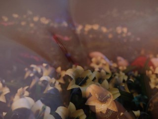 Cloud and Aerith Fucks at flower garden with creampie . Final Fantasy