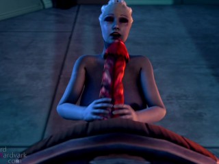 Liara uses her ASSets to save the team gets fucked in return Mass Effect