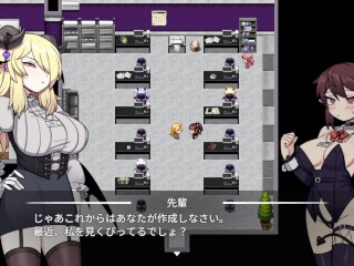 【#02 社畜サキュバス ～消耗品扱いの新人淫魔咲姫ちゃんのブラック企業サバイバル 実況(体験版)】爆乳サキュバスがかくれんぼで大量の男たちに手コキフェラ中出しされて・・(ファンタジー同人エロゲー h