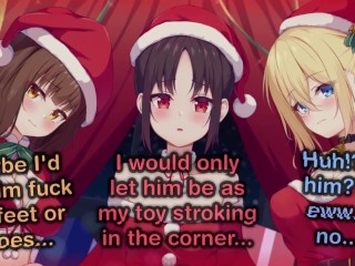 Christmas DDD With Anime Waifus Hentai Joi (Femdom/Degradation POT)