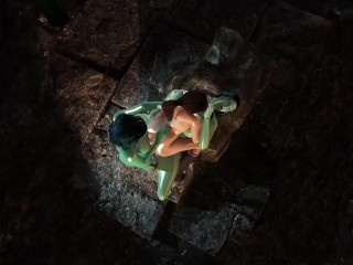 Futa3dX - TOMB RAIDER Gets SPITROASTED & TRAIN FUCKED HARD By Naughty Filthy Cave Trolls