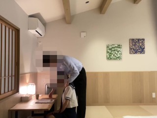 冬休みになった日本人巨乳純白J◯が家庭教師にハメ撮り、生ハメ、中出しされる　J◯まんこ気持ち良過ぎる。。　個人撮影　フェラ　リアル　スタイル抜群