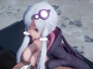 Yuzuki Yukari - Blowjob