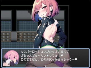 【#03 エロマゾRPG〜悪の組織のドスケベ戦闘員のえっちなハニトラで敗北射精させられるヒーロー〜 実況(体験版)】爆乳戦闘員にパイズリ胸射させられて・・(逆レ〇プRPG同人エロゲー hentai g