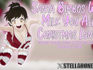 Hot, Dangerous Santa Bimbos Surround Your House... One Is Coming Down The Chimney! | Audio Roleplay