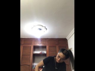 Neighbor my parents left me alone at home come fuck me