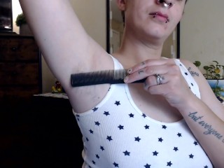 Hairy Pits Showcased Groomed