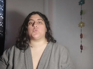 JOI game femdom CEI latina domme makes you eat your cum and edge like crazy