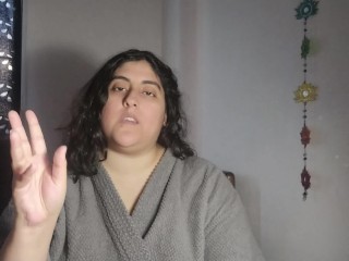 JOI game femdom CEI latina domme makes you eat your cum and edge like crazy