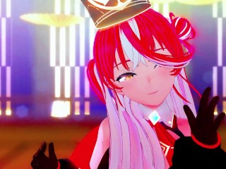 【MMD R18  Hololive/4K】《Houshou Marine (宝鐘マリン)》 ~《Pretty Savage (BLACKPINK)》