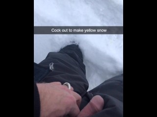 Cock Out To Make Yellow Snow