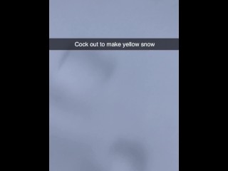 Cock Out To Make Yellow Snow