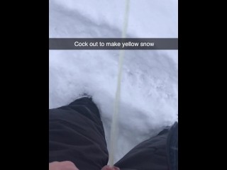 Cock Out To Make Yellow Snow