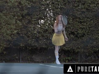 PURE TABOO Moody Teen Madi Collins Spites Stepmom By Fucking Her Hot Tennis Coach