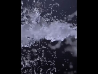 Watch strip in public bathroom and piss in the toilet