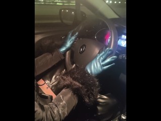 Driving latex gloves