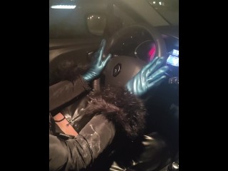 Driving latex gloves