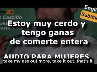 Por fin nos conocemos. Voy a comerte entera - Audio para MUJERES - Voz de hombre en español