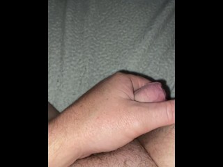 White male with fat tender juicy cock masturbates for his sister in law