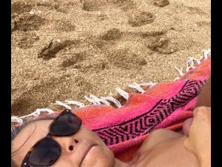 beach oil massage and jerk off cumshot OnlyFans @ Appleliu-76