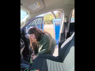 Trying not to flash everyone at the campsite.