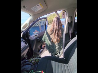 Trying not to flash everyone at the campsite.