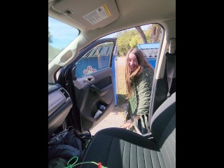 Trying not to flash everyone at the campsite.